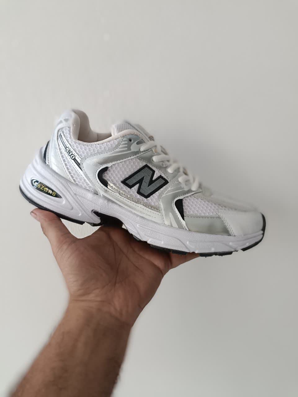 کتونی New Balance 530 سفید با زیره ایربولینگ سبک و راحت کد 2290